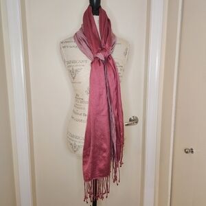 Pink Pashmina Shawl Blanket Scarf